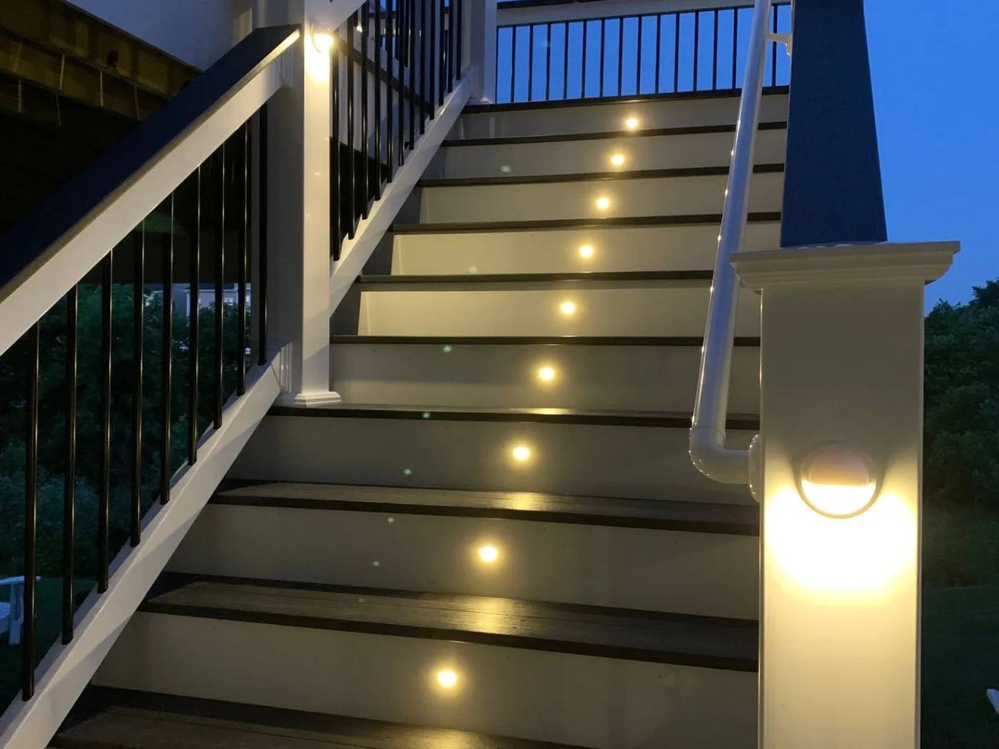 Deck Stairs & Lighting